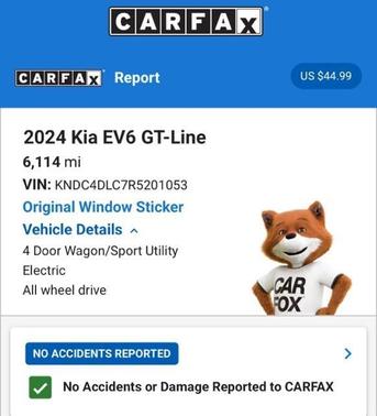 Aurora Black Pearl 2024 Kia EV6 GT-Line