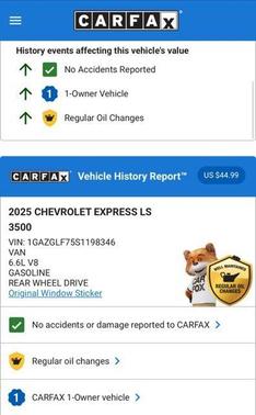 2025 Chevrolet Express 3500 LS