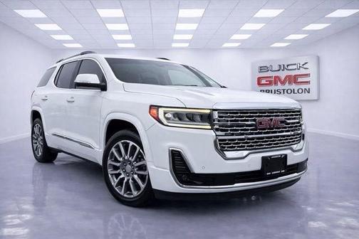 White Frost Tri-Coat 2020 GMC Acadia Denali