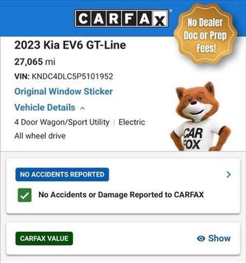 Aurora Black Pearl 2023 Kia EV6 GT-Line