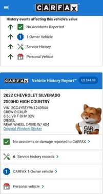 2022 Chevrolet Silverado 2500 High Country