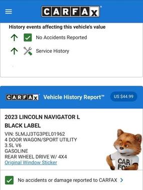 2023 Lincoln Navigator L Black Label