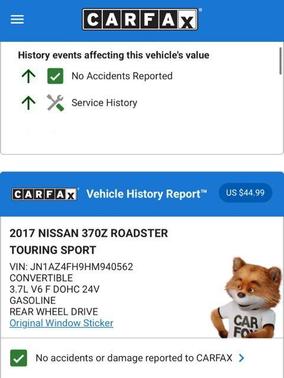 2017 Nissan 370Z Touring Sport