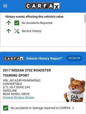 2017 Nissan 370Z Touring Sport