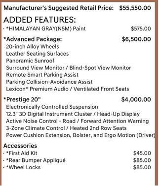 Himalayan Gray 2023 Genesis GV80 2.5T