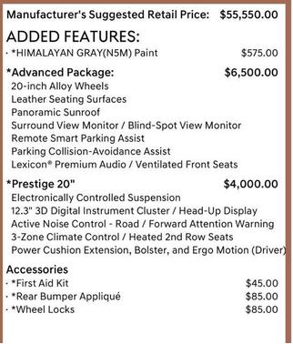 Himalayan Gray 2023 Genesis GV80 2.5T