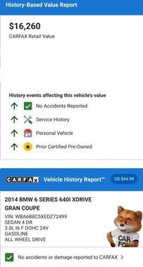 2014 BMW 640 Gran Coupe i xDrive
