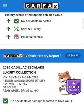 2016 Cadillac Escalade Luxury