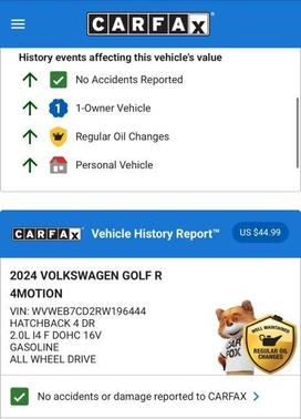 2024 Volkswagen Golf R 2.0T