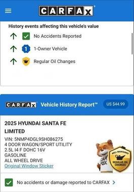 2025 Hyundai SANTA FE Limited