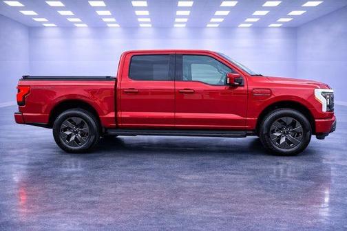 Rapid Red Metallic Tinted Clearcoat 2023 Ford F-150 Lightning Pro
