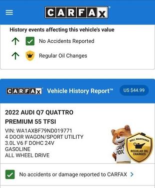 2022 Audi Q7 55 Premium