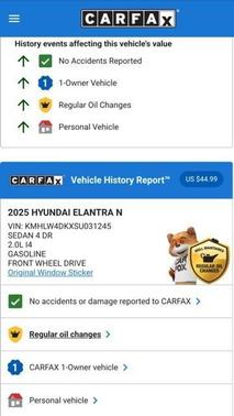 2025 Hyundai ELANTRA N Base