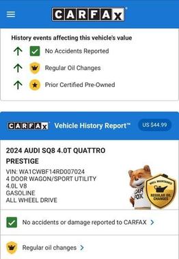 2024 Audi SQ8 4.0T Prestige