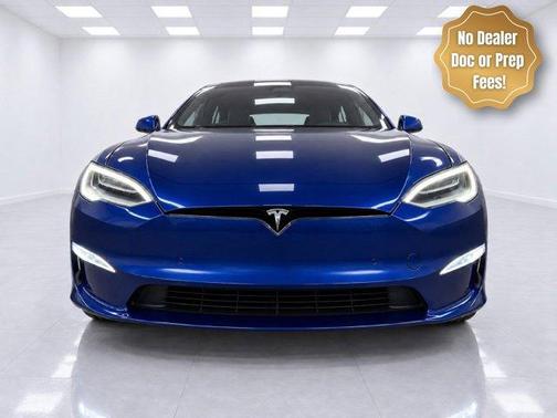 Deep Blue Metallic 2021 Tesla Model S Plaid