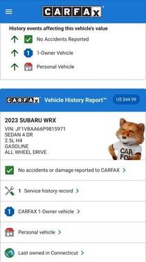 2023 Subaru WRX Base