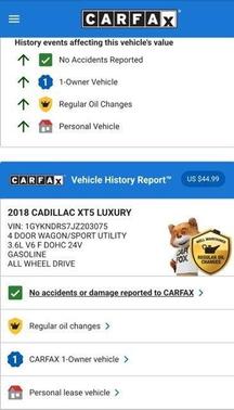 2018 Cadillac XT5 Luxury