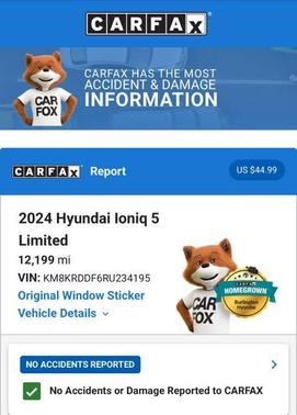Gray 2024 Hyundai IONIQ 5 Limited