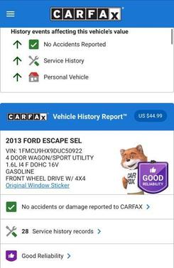 2013 Ford Escape SEL