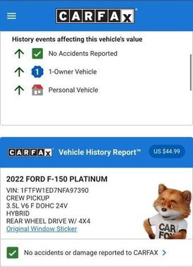 2022 Ford F-150 Platinum