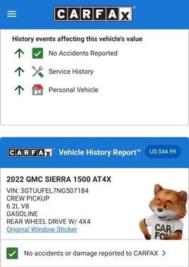 2022 GMC Sierra 1500 AT4X