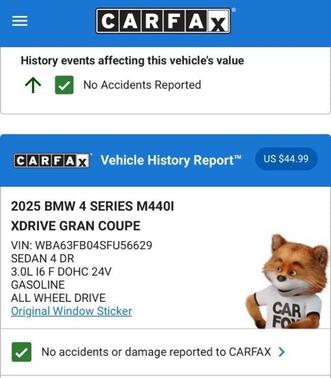 2025 BMW M440 Gran Coupe i xDrive