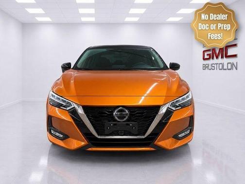 Orange 2021 Nissan Sentra SR