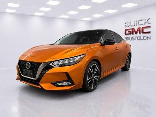 Orange 2021 Nissan Sentra SR