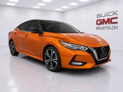 Orange 2021 Nissan Sentra SR