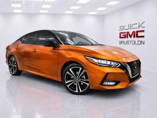 Orange 2021 Nissan Sentra SR