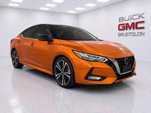 Orange 2021 Nissan Sentra SR