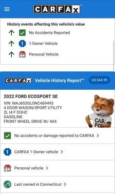 2022 Ford EcoSport SE