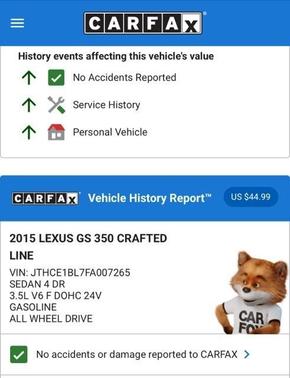 2015 Lexus GS 350 Base