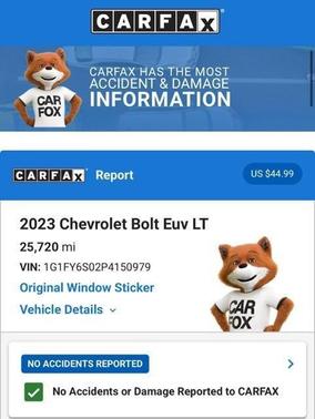 Silver Flare Metallic 2023 Chevrolet Bolt EUV LT