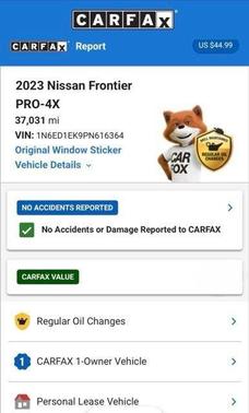 Boulder Gray Pearl 2023 Nissan Frontier PRO-4X