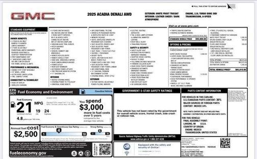 2025 GMC Acadia Denali