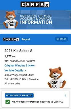 Mars Orange 2026 Kia Seltos S