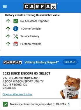 2022 Buick Encore GX Select