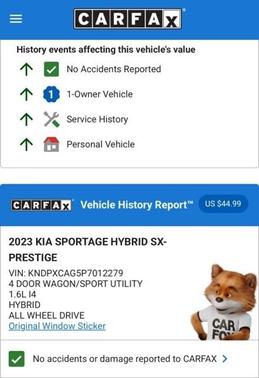 2023 Kia Sportage Hybrid SX-Prestige