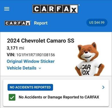 2024 Chevrolet Camaro 2SS