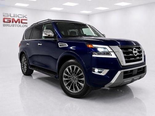 Hermosa Blue 2024 Nissan Armada Platinum