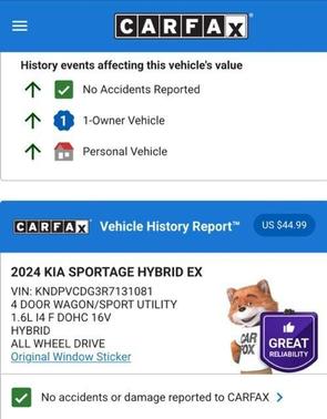 2024 Kia Sportage Hybrid EX