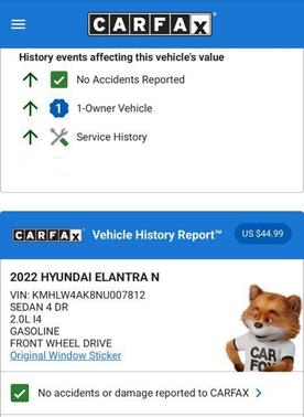 2022 Hyundai ELANTRA N Base