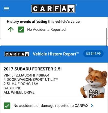 2017 Subaru Forester 2.5i