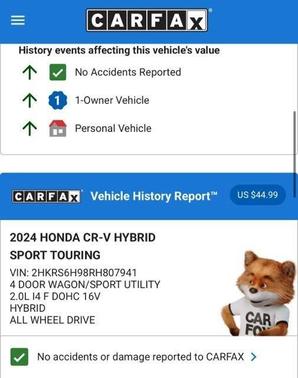 2024 Honda CR-V Hybrid Sport Touring
