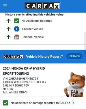 2024 Honda CR-V Hybrid Sport Touring