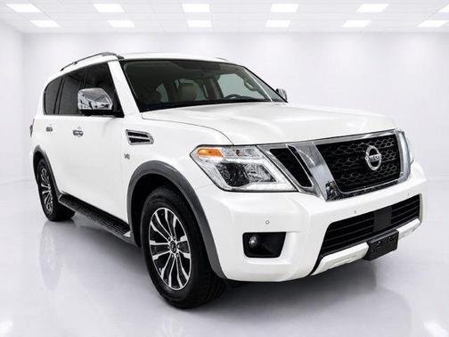 White 2018 Nissan Armada SL