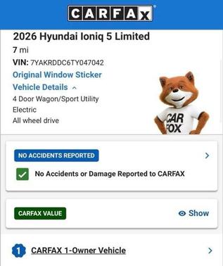 Blue 2026 Hyundai IONIQ 5 Limited