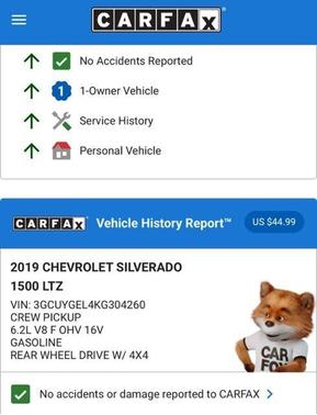 2019 Chevrolet Silverado 1500 LTZ