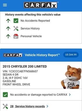 2015 Chrysler 200 Limited